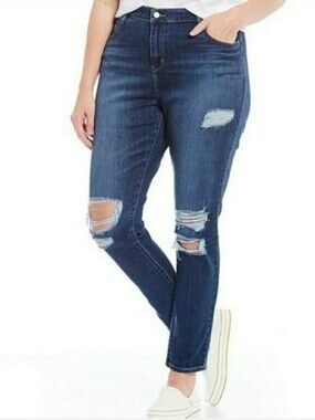 Levi’s 721 Distressed High Rise Skinny Jeans Size 29